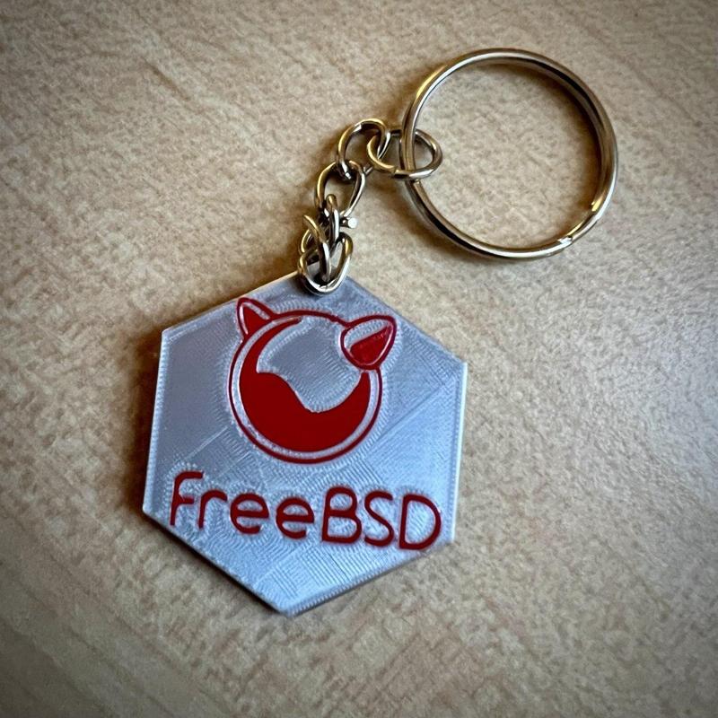 FreeBSD linux key chain.