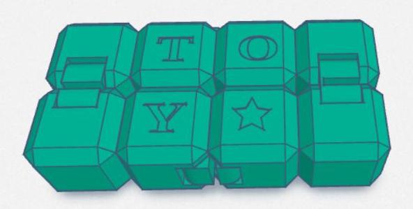 Infinity cube (print in place)