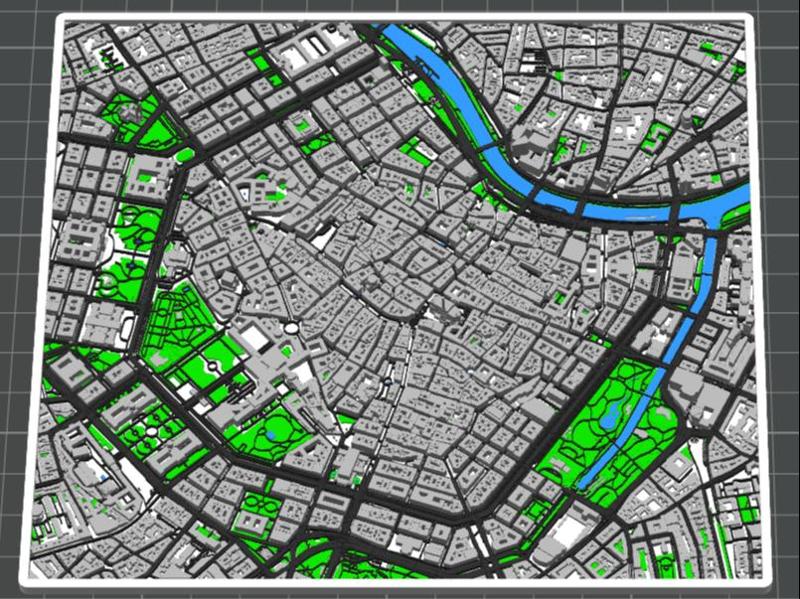 Vienna / Wien Inner City 3D Map