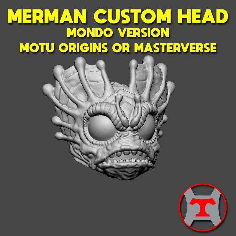 Merman Custom  Head Mondo Version.