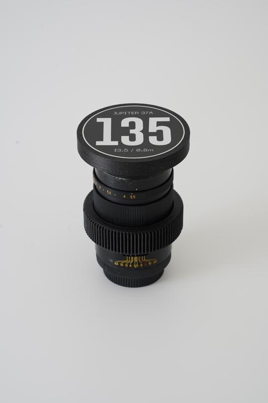 Cine-Mod Kit: Focus Gear and Cap for 135mm Jupiter 37A Lens