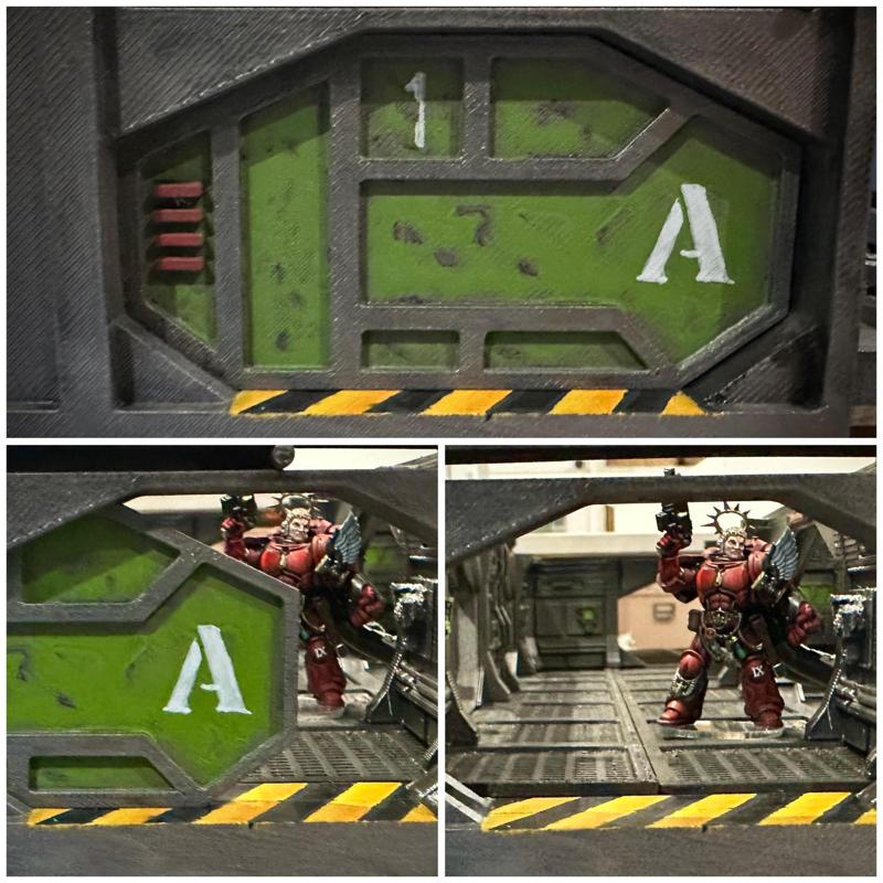 Gallowmark - Middle walls with blast doors and middle cap