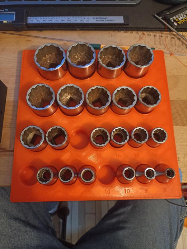 gridfinity facom sockets holder