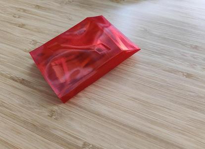 Token bag; flexible with top flap