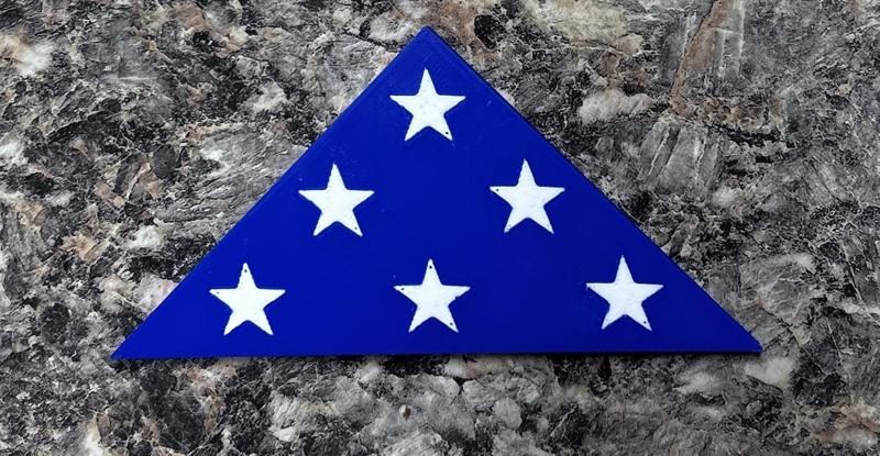 Folded American Flag