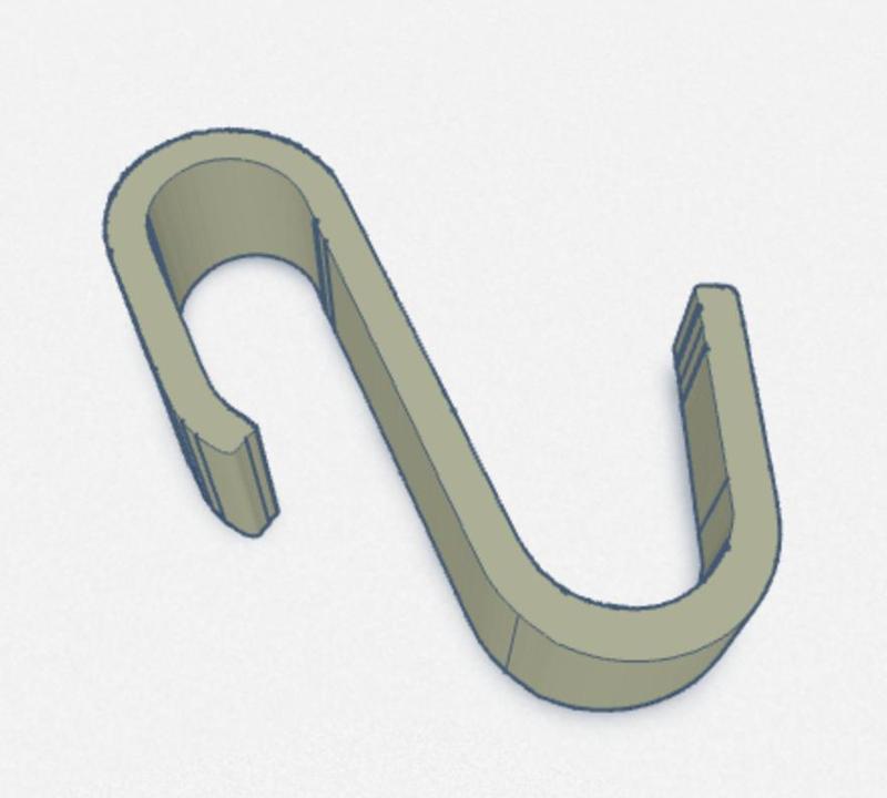 Ikea háček do kuchyně na lištu | Ikea kitchen hook on leaf