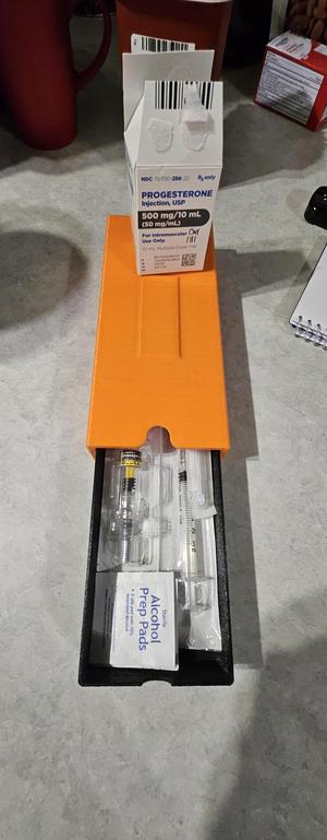 IVF Daily Injection Stackable Container Caddy Box
