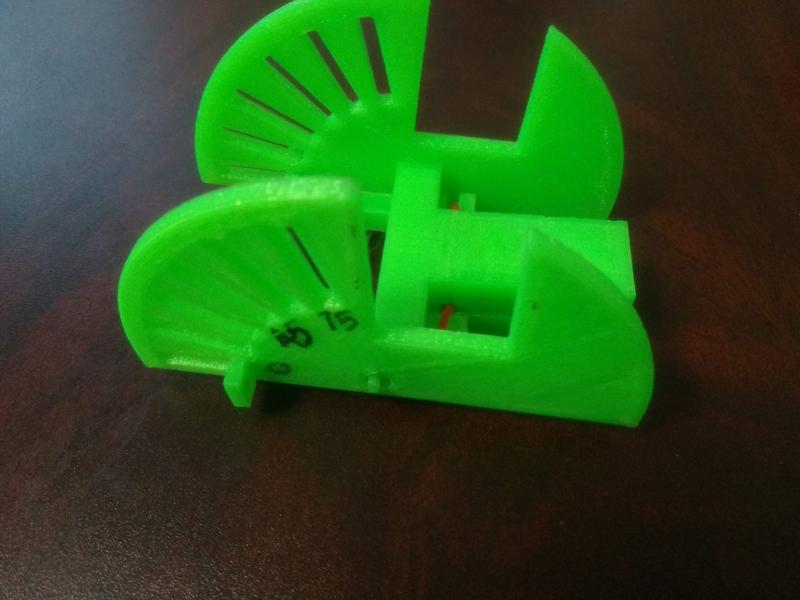 Projectile motion teaching aid