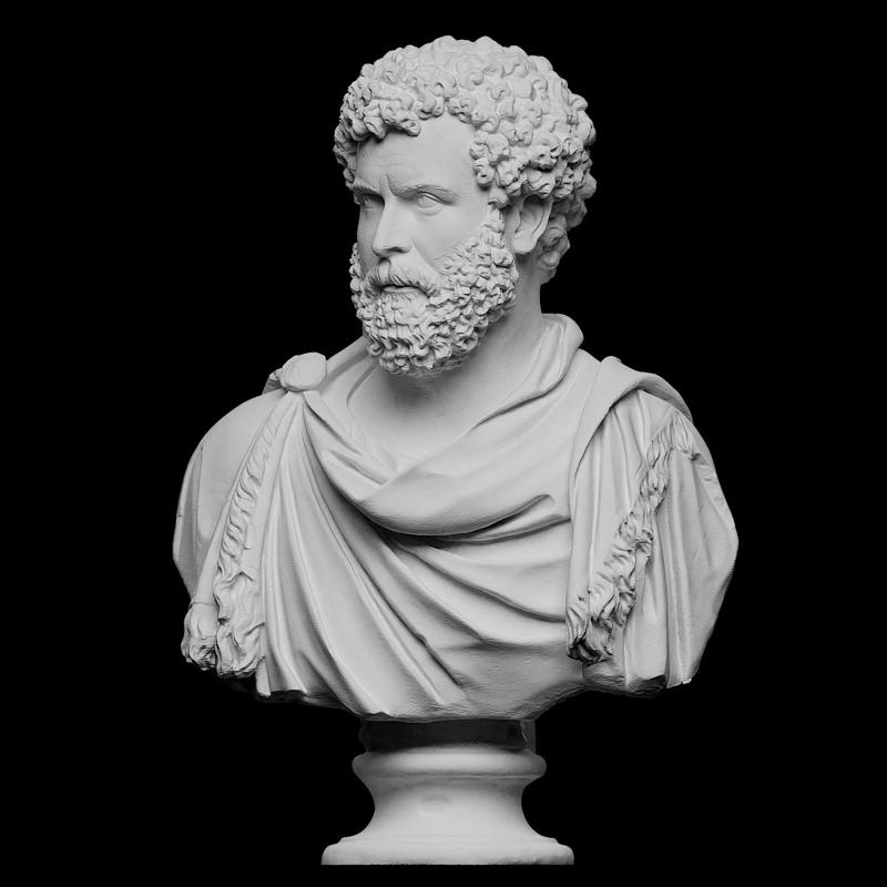 Draped bust of a man, formerly known as Clodius Albinus