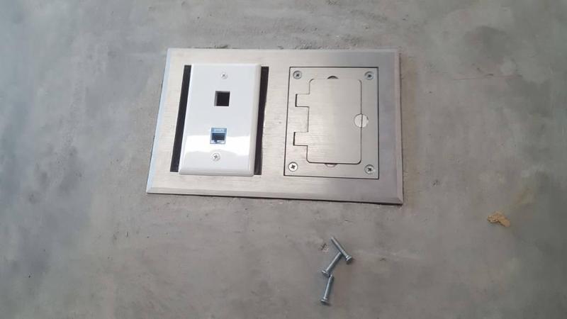 Wiremold Floor Box Spacer for Ethernet Jack