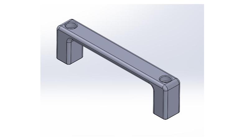 Griff zum Anschrauben M4 Inbusschrauben