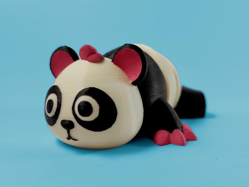 Articulating Pandas Cute Flexi (Multi Color 3mf)