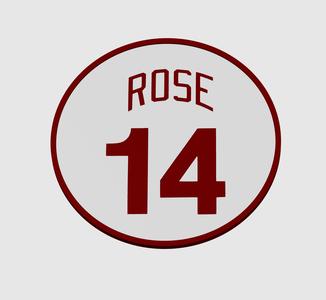 Pete Rose Jersey Coaster