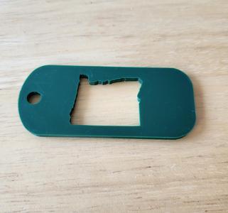 Oregon Cutout Keytag