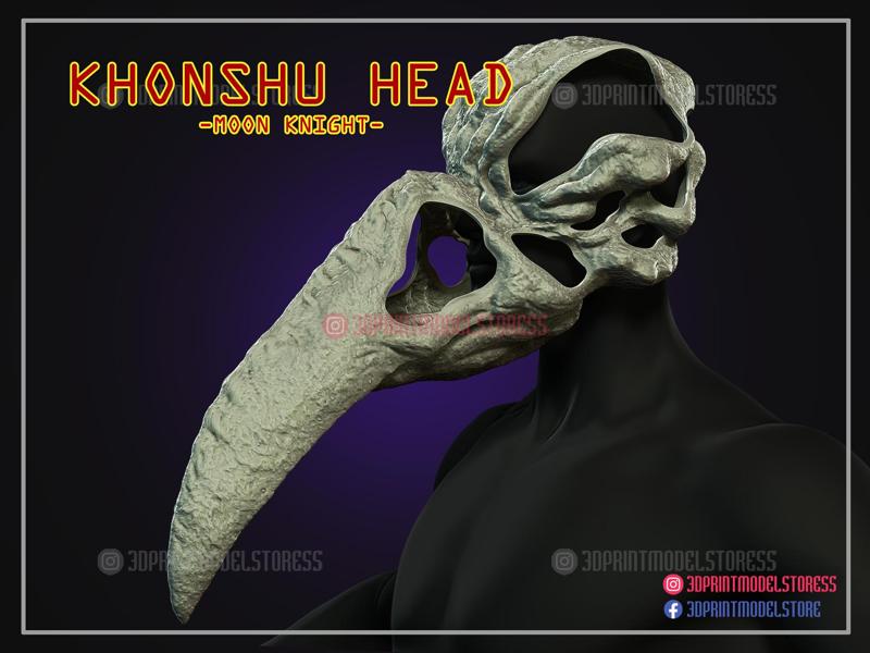 Moon Knight Helmet - Khonshu Mask - Marvel Cosplay - Comic - Anime