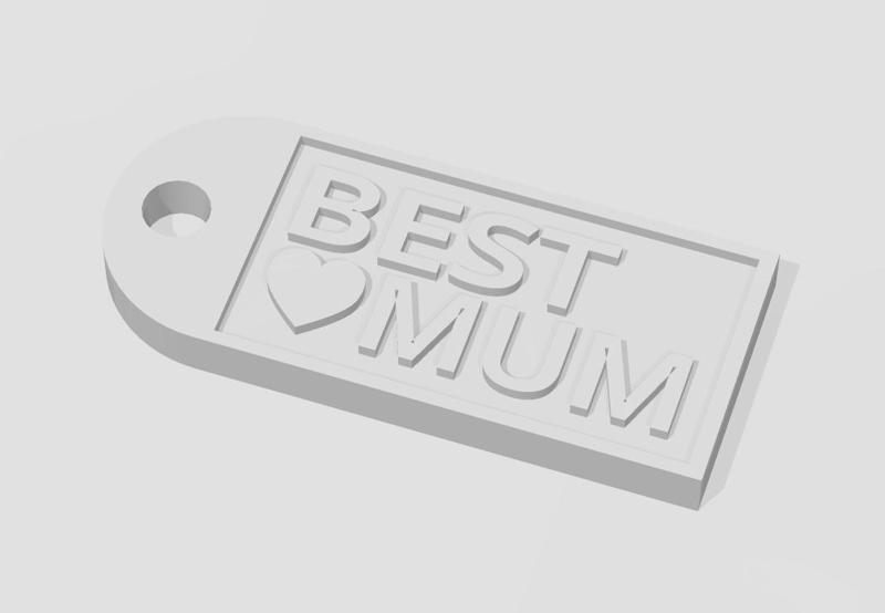 Keychain Best Mum/Best Dad