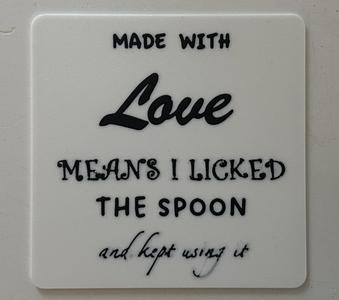 Love Means Refrigerator Magnet