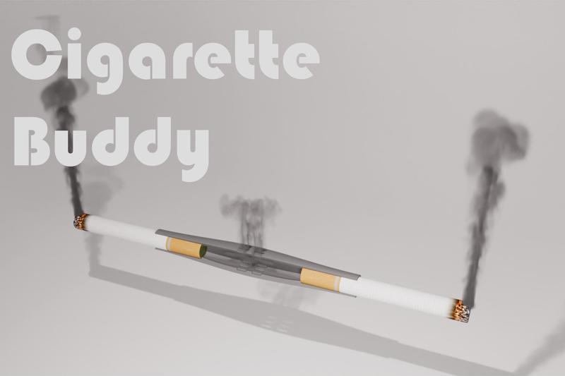 Cigarette Buddy - now your cigarettes can smoke too