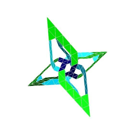 ESCHER STAR TETRAHEDRAL POLYKNOT 1