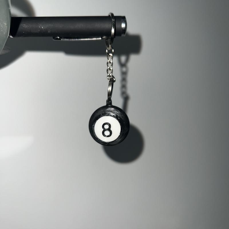 Llavero de Bola de Pool 8 Personalizado