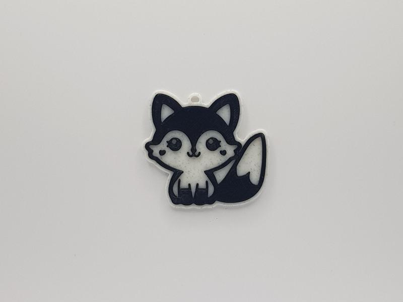 Cute Fox Keychain