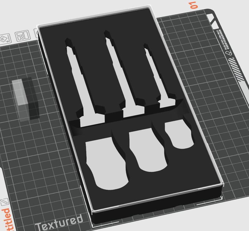 Craftright Screwdriver Bins Gridfinity