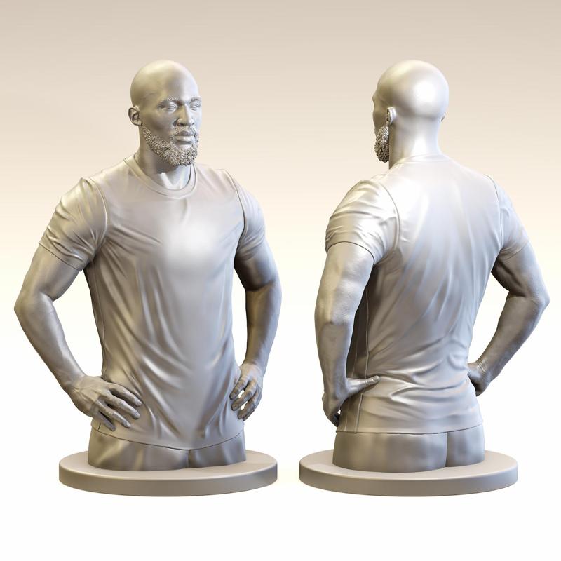 Romelu Lukaku 3D Print Stl