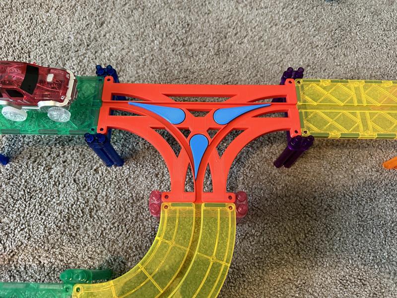 PicassoTiles Three-Way Split Track