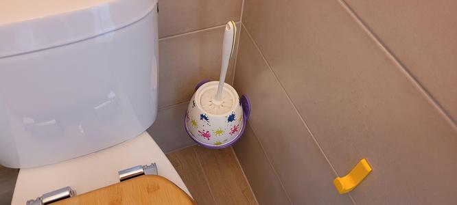 Toilet brush holder