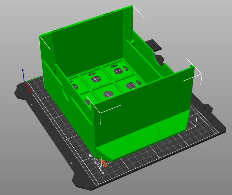Gen2 Gridfinity Refined Double Tall Drawer for Lack Enclosure with Side Bins and Label