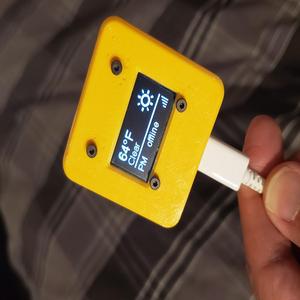 Printer Monitor Case (Compact, No Buttons)