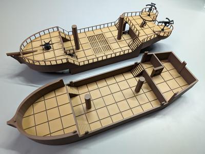 D&D Prop Ship - Painted, Large-Format