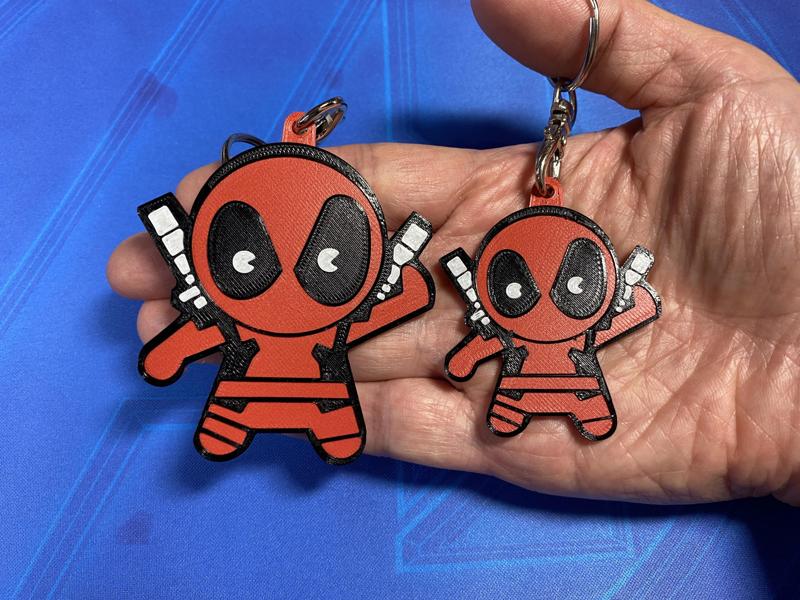 Deadpool Chibi Keychains