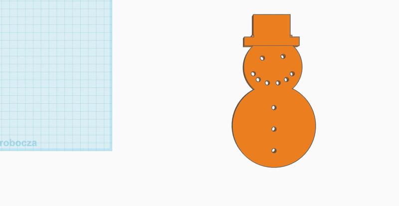 chrismas decorations led pixel snowman