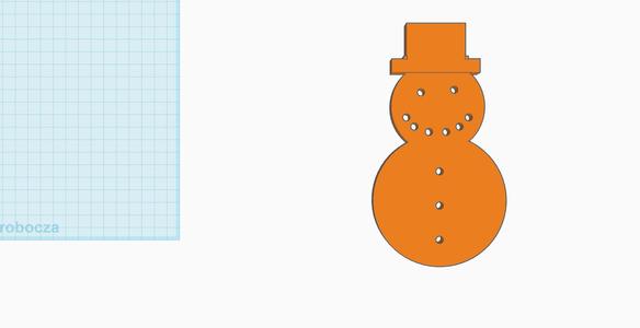 chrismas decorations led pixel snowman
