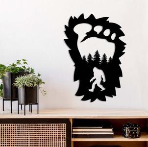 BIGFOOT FOOT Wall Art