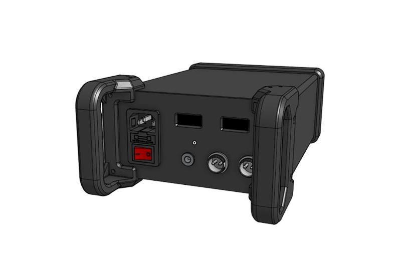 Connector Mount Plate for 160x80 Aluminum Enclosure (Dual GX-16)