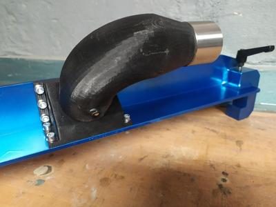 Fräsanschlag mit Absaugung für Winkel 60x60mm