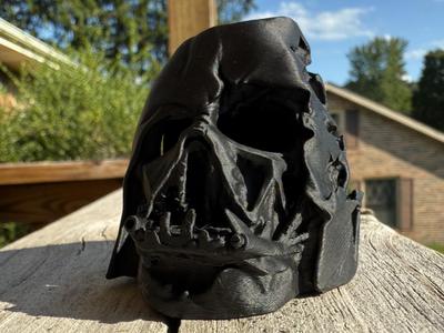 Darth Vader melted helmet
