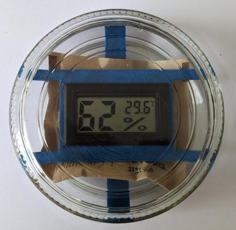 IKEA Korken Hygrometer and Boveda holder