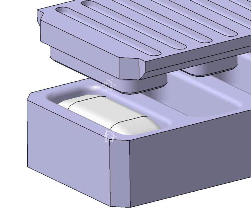 "Handpressed-like" Nigiri sushi mold round + flat cap