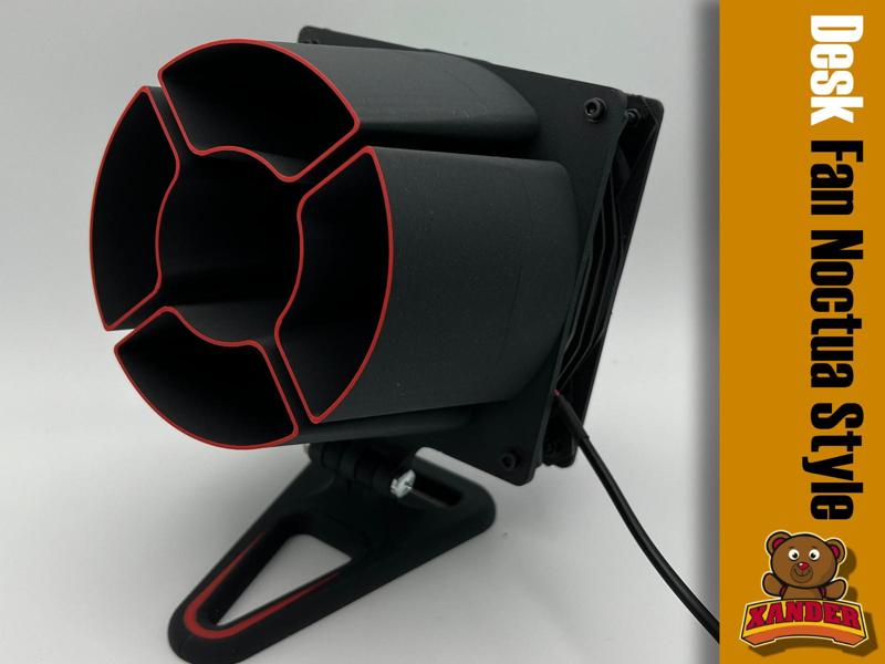 Desk Fan 120mm Noctua Style