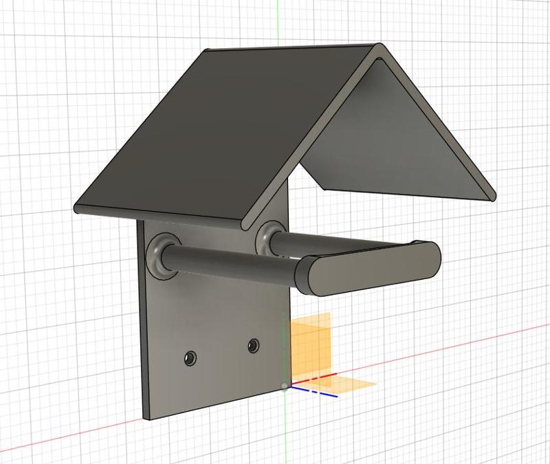 Vogelhaus für Futterglas