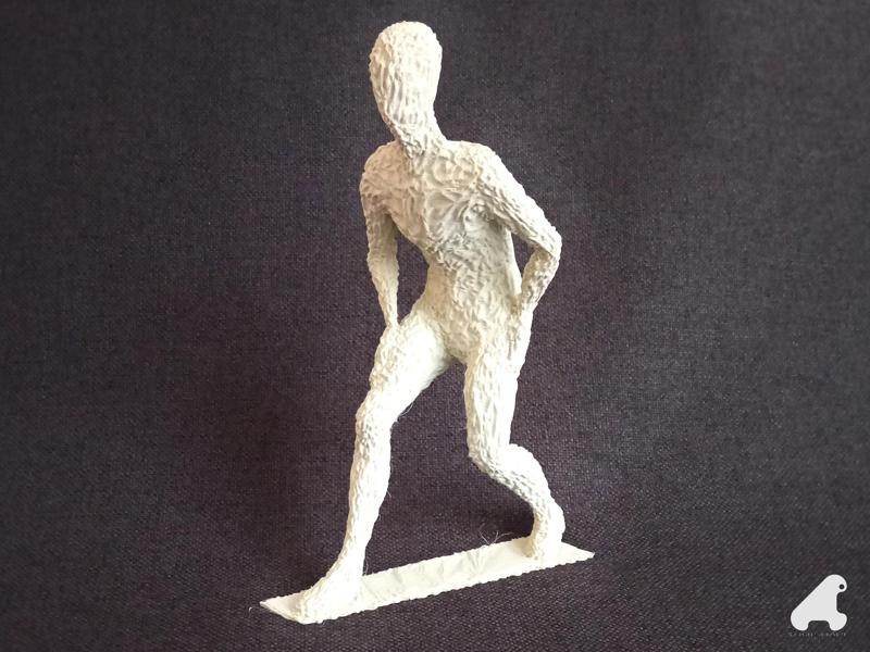 LE SURFEUR D'ARGILE - SCULPTURE