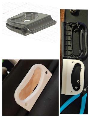 BMW e46 touring trunk cover handle