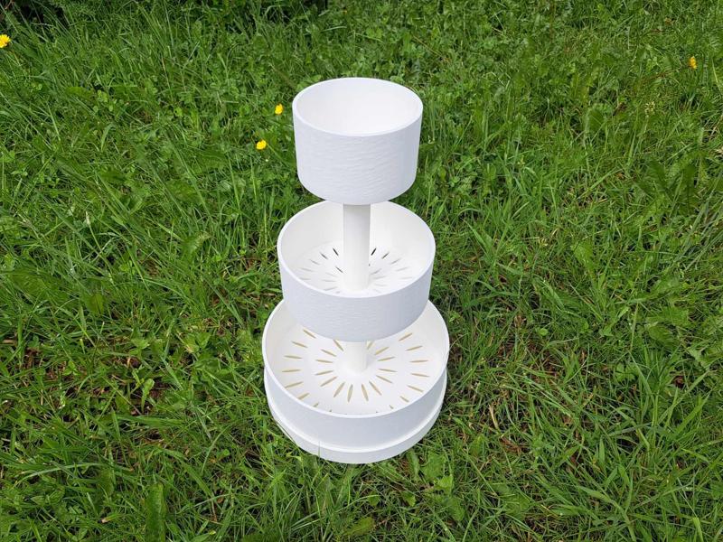 Vertical Tiered Desktop Plant Pot