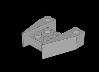 Lego Compatible (2399.dat) Wedge  3 x  4
