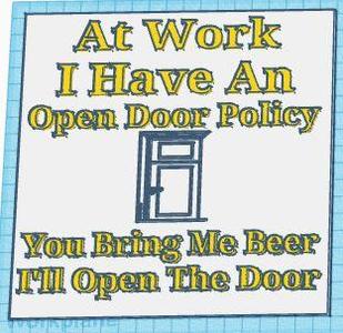 Office Door Sign