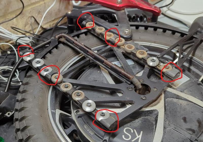 Kingsong S22 Pro slider skid caps