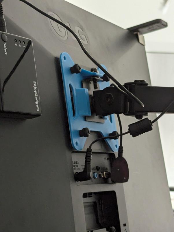 Vesa mount for monitor arm